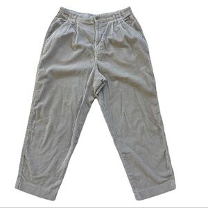 VTG Dockers Loose Straight Leg Corduroy Pants Tan 32x25 Women's Size‎ 16